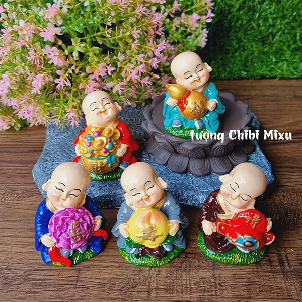 05 chú tiểu Ngũ Phúc Lâm Môn 7cm